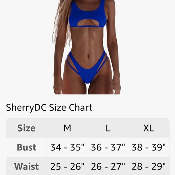 NWOT💙Royal blue Bikini - Picture 8 of 9